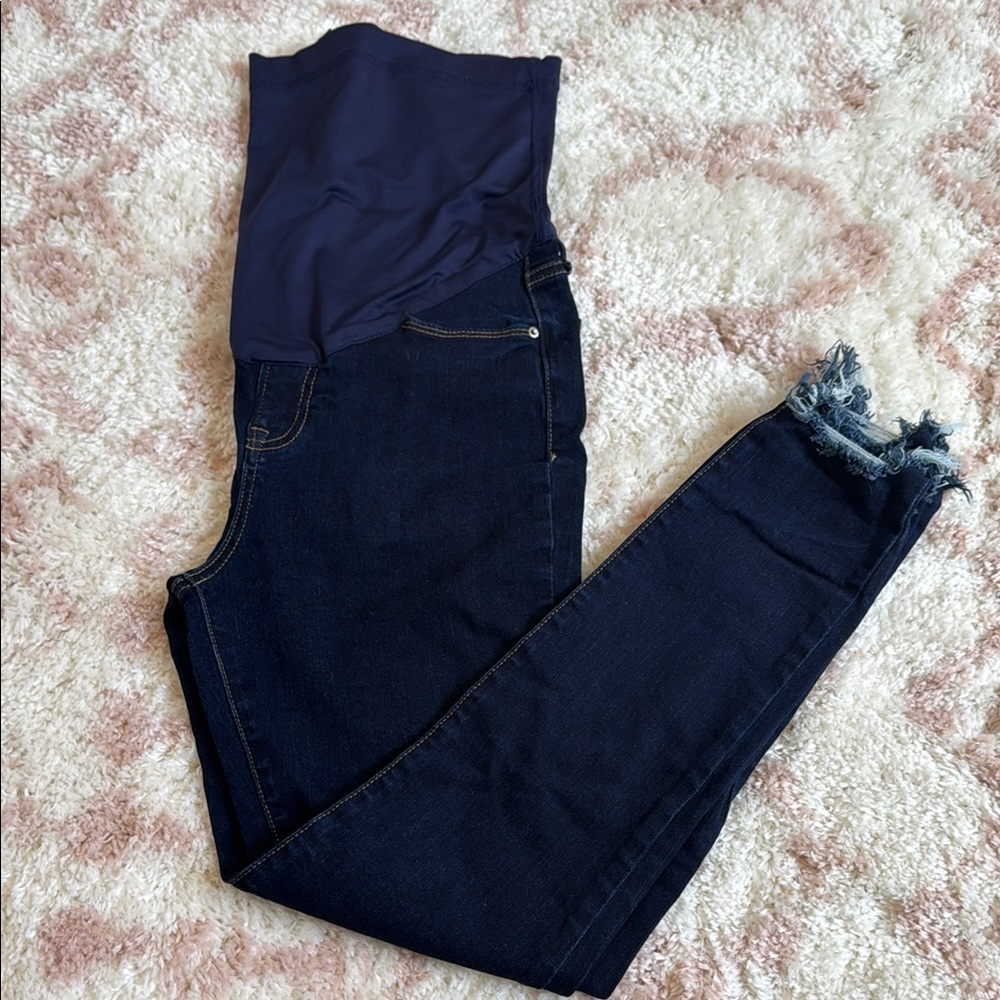 Pinkblush Maternity Blue Ankle Jeans